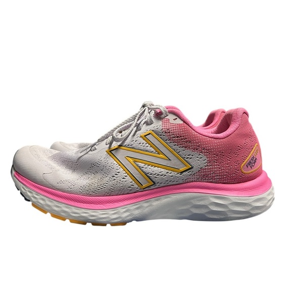 New Balance Fresh Foam W680CE7  Libra Vibrant Pink Size 8.5 - Picture 10 of 11